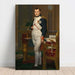 Reproduktion af maleriet Napoleon i sit arbejdsrum af Jacques-Louis David