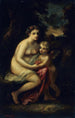 Uddannelse af Cupido - Narcisse Virgile Diaz de la Peña — visning af kunstværket