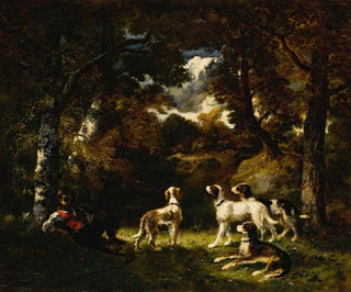 NarcisseVirgile Diaz de La Pea - Rest from the Hunt.webp