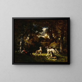 NarcisseVirgile Diaz de La Pea - Rest from the Hunt.webp