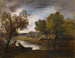 to badende ved bredden af en sø - Narcisse Virgile Diaz de la Peña — visning af kunstværket
