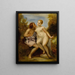 Un et Adonis - Narcisse Virgile Diaz de la Peña — indrammet kunstværk på væggen