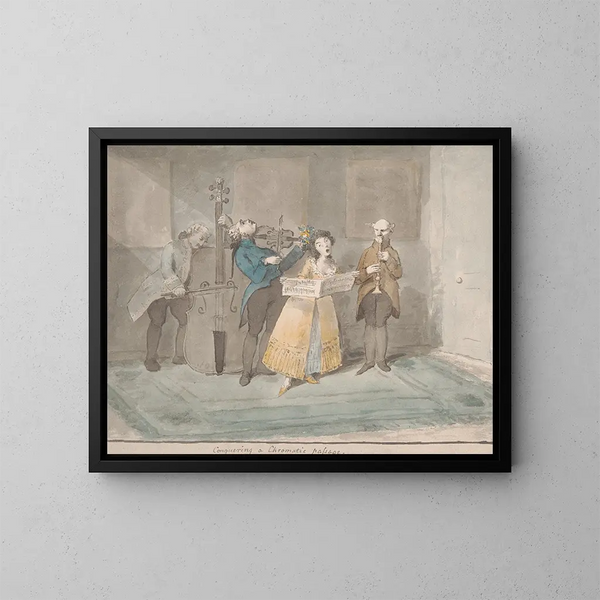 Conquérir un passage chromatique - Nathaniel Dance-Holland — indrammet kunstværk på væggen