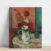 Reproduktion af maleriet af Natur Morte med Blomster Vase - Suzanne Valadon