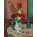 Reproduktion af maleriet af Natur Morte med Blomster Vase - Suzanne Valadon