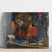Reproduktion af maleriet Naturtro Legetøj - Georges Valmier