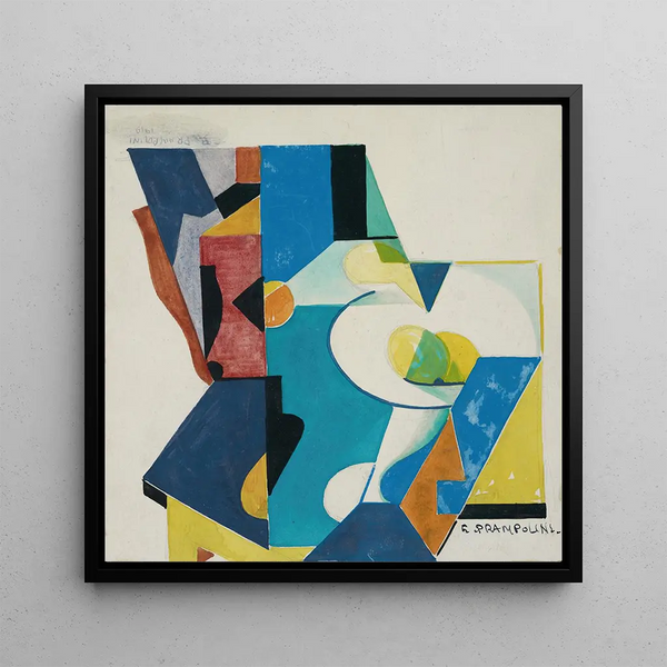 Kunsttryk Naturmørke abstrakt - Enrico Prampolini | Kunsttryk