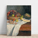 Reproduktion af maleriet Naturstilleben med melon fra Spanien - Claude Monet