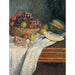 Reproduktion af maleriet Naturstilleben med melon fra Spanien - Claude Monet