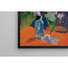 Reproduktion af maleriet Naturtro med blomster og idol - Paul Gauguin