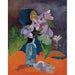 Reproduktion af maleriet Naturtro med blomster og idol - Paul Gauguin