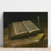 Reproduktion af maleriet Naturtro med Bibelen - Vincent van Gogh