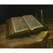 Reproduktion af maleriet Naturtro med Bibelen - Vincent van Gogh