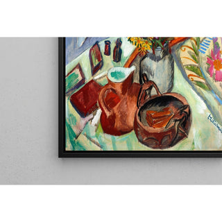 Nature morte avec pichet et bol africain - Ernst Ludwig Kirchner