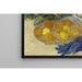 Reproduktion af maleriet af naturtro orange- og citrontal med blå handsker - Vincent van Gogh