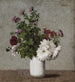 blomster, efterårschrysantemumer i en hvid vase - Henri Fantin-Latour — visning af kunstværket