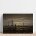Reproduktion af maleriet af skibe ved anker - Caspar David Friedrich