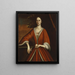 Wyntje Lavinia Van Vechten - Nehemiah Partridge — indrammet kunstværk på væggen