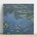 Reproduktion af maleriet Nymfer i vandfald (1906) - Claude Monet