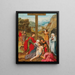 La Lamentation du Christ - École néerlandaise — indrammet kunstværk på væggen
