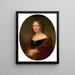 Baronne Adelaide Vanden Hecke Bout de Rasmon - Nicaise De Keyser — indrammet kunstværk på væggen