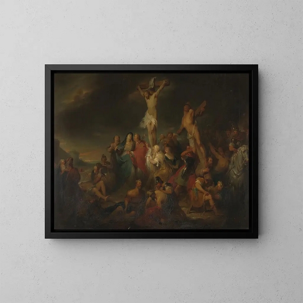 Calvaire - Nicaise De Keyser — indrammet kunstværk på væggen
