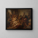 Charles V kunsttryk frigiver slaverne i Tunis - Nicaise De Keyser — indrammet kunstværk på væggen