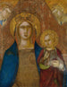 La Vierge à l'Enfant avec deux anges - Niccolò di ser Sozzo Tegliacci — visning af kunstværket