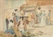 La Place du Marché - Nicholas Condy — visning af kunstværket