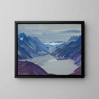 Lac Nag - Nicholas Roerich — indrammet kunstværk på væggen
