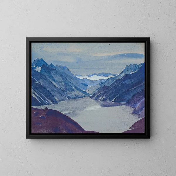 Lac Nag - Nicholas Roerich — indrammet kunstværk på væggen