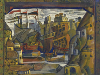 Nicholas Roerich - The Novgorod Market From Sadko.webp