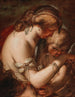 Vénus og Amor med en putto - Niccolò Bambini — visning af kunstværket