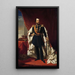 Portrait af Guillaume III, Hollands konge - Nicolaas Pieneman — indrammet kunstværk på væggen