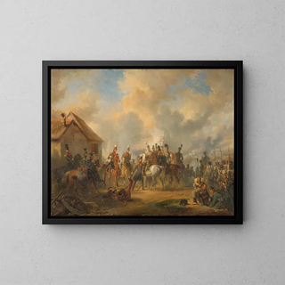 Nicolaas Pieneman - The Battle of Bautersem during the Ten Days Campaign.webp