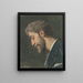 Portrait af Georges Hendrik Breitner - Nicolaas van der Waay — indrammet kunstværk på væggen