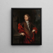 Portrait de Pieter Groenendijk - Nicolaes Maes — indrammet kunstværk på væggen