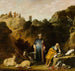 Hippocrates besøger Demokrit - Nicolaes Moeyaert — visning af kunstværket