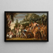 Le triomphe de Bacchus - Nicolaes Moeyaert — indrammet kunstværk på væggen