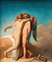 Cupidon og Psyche, der kysser - Nicolai Abildgaard — visning af kunstværket