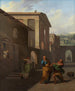 La sage-femme prenant congé de la fille d'Andros De Terences Andria - Nicolai Abildgaard — visning af kunstværket