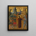Le Christ portant la croix - Nicolaos Tzafouris — indrammet kunstværk på væggen