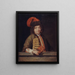 Portrait af Emmanuel de Coulanges 1633-1716 pistolier og chansonnier - Nicolas Colombel — indrammet kunstværk på væggen