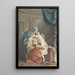 Le Bain - Nicolas François Regnault — indrammet kunstværk på væggen