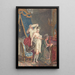 Le Lever - Nicolas François Regnault — indrammet kunstværk på væggen