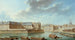 La Pointe orientale de l'île Saint-Louis avec l'hôtel de Bretonvilliers et l'hôtel Lambert - Nicolas Jean-Baptiste Raguenet — visning af kunstværket