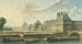 Le Palais des Tuileries set fra Quai d'Orsay - Nicolas Jean-Baptiste Raguenet — visning af kunstværket