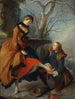 Fixation du patin - Nicolas Lancret — visning af kunstværket