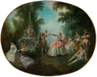 Le menuet - Nicolas Lancret — visning af kunstværket
