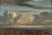 Studie af himlen ved solnedgang - Nicolas Louis Cabat — visning af kunstværket